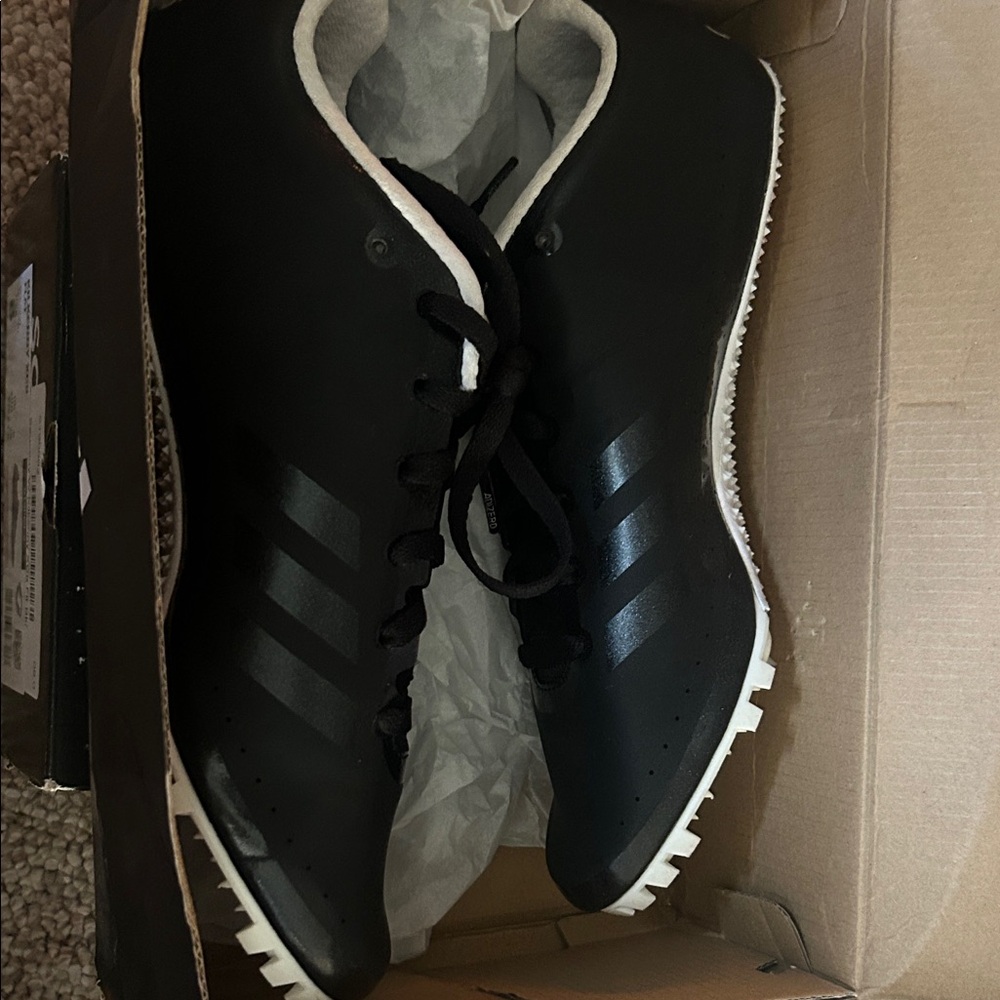 Adidas Black and White Track Shoes
